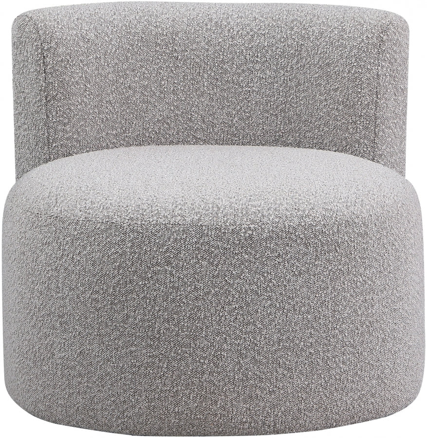 Como Boucle Fabric Upholstered Accent Chair