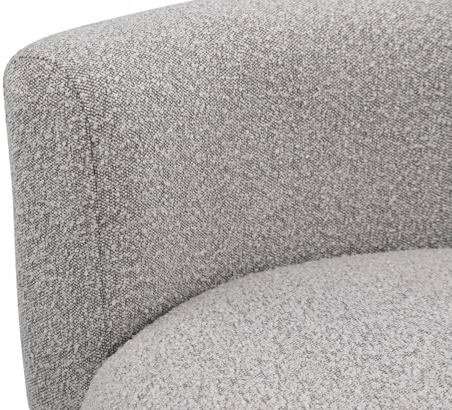 Como Boucle Fabric Upholstered Accent Chair