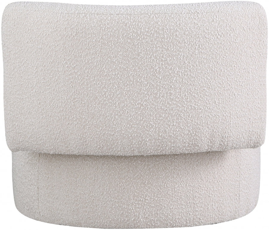 Como Boucle Fabric Upholstered Accent Chair
