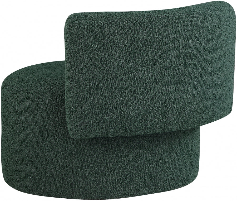 Como Boucle Fabric Upholstered Accent Chair