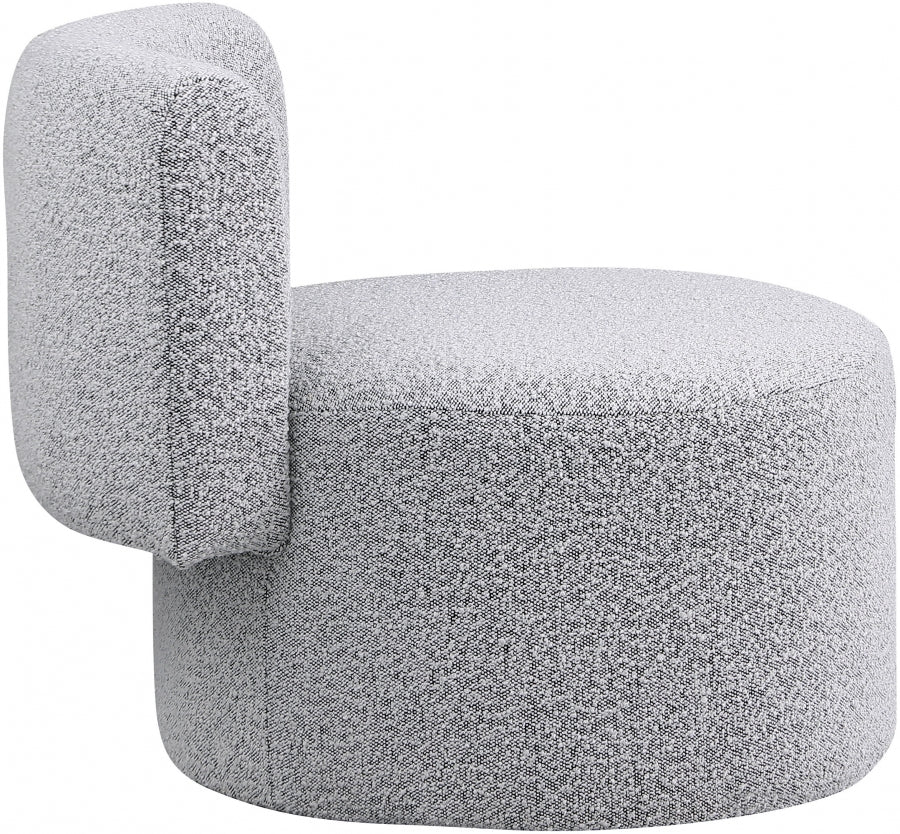 Como Boucle Fabric Upholstered Accent Chair