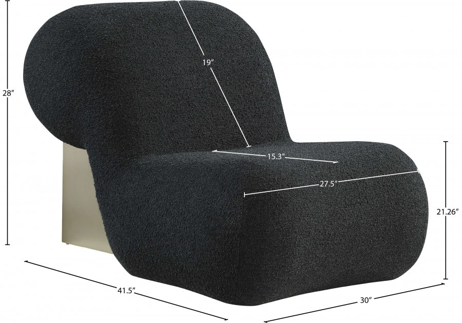 Quadra Boucle Fabric Upholstered Accent Chair