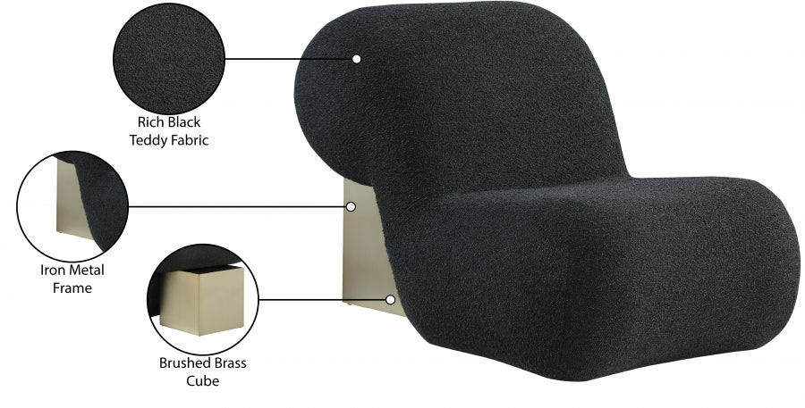 Quadra Boucle Fabric Upholstered Accent Chair
