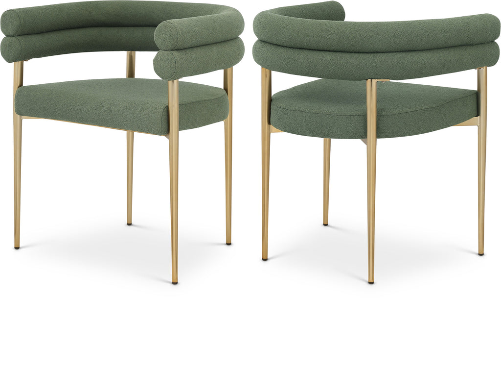 Brielle Boucle Fabric Upholstered Dining Chair