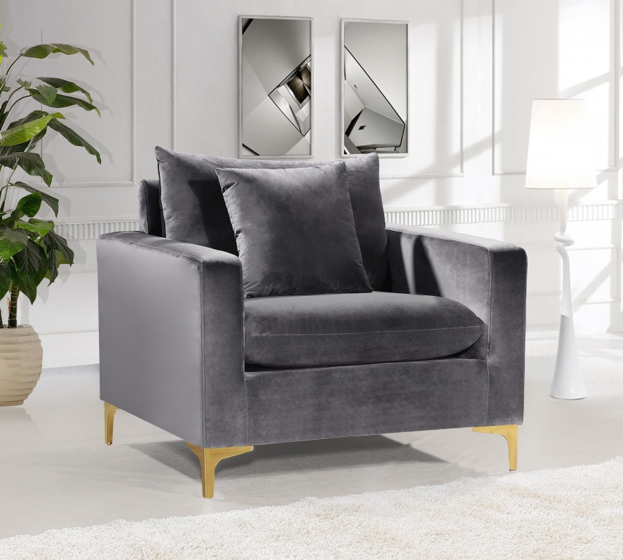 Naomi Velvet Upholstered Chair