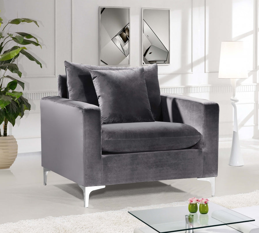 Naomi Velvet Upholstered Chair