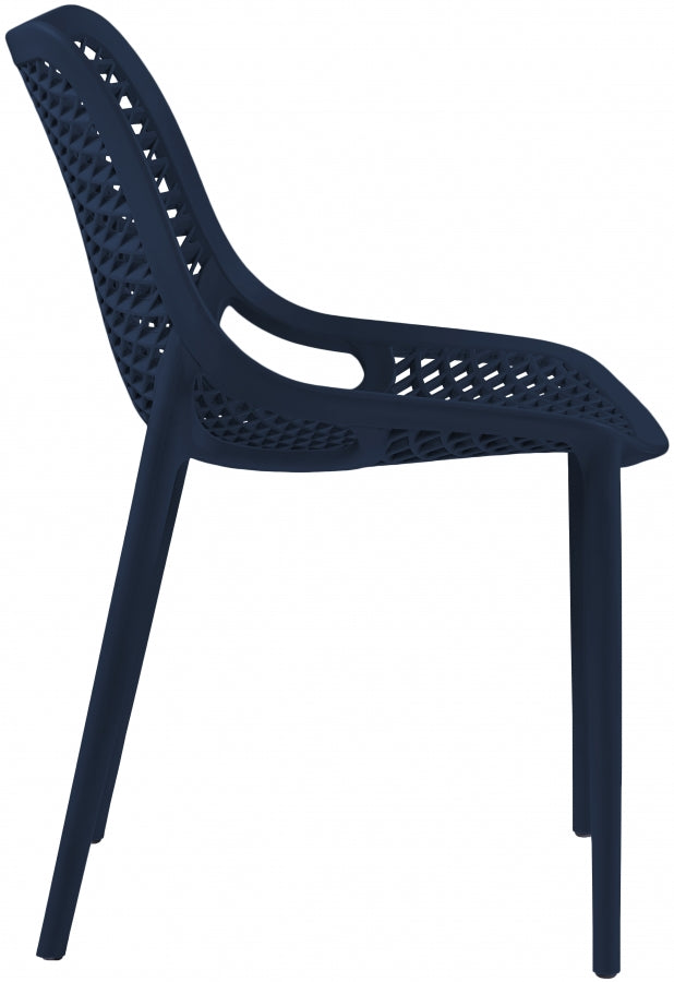 Mykonos Plastic Outdoor Patio Dining Chair - Set of 4