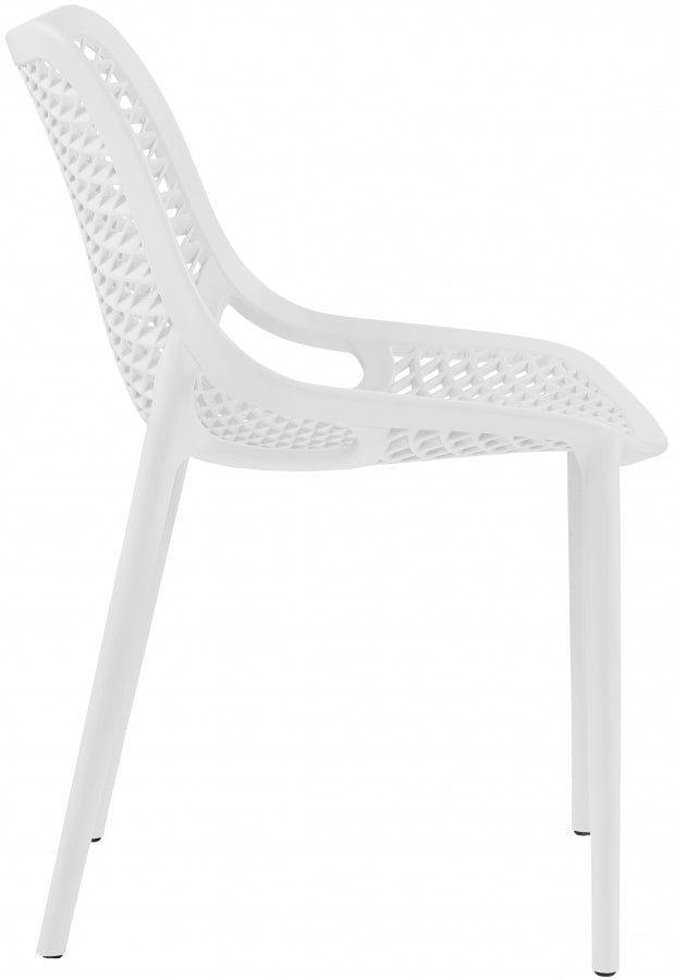 Mykonos Plastic Outdoor Patio Dining Chair - Set of 4
