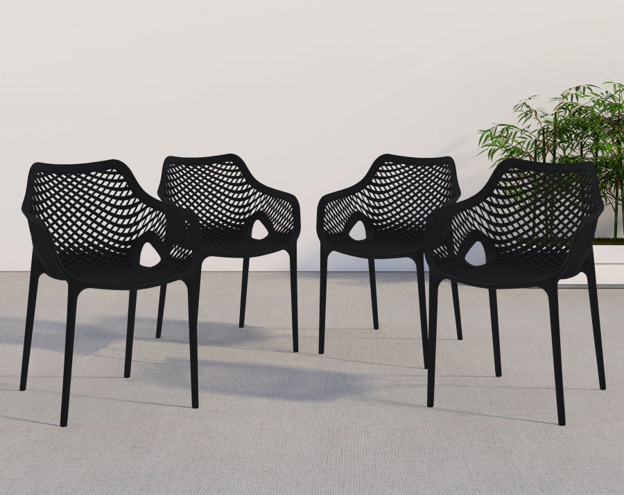 Mykonos Plastic Outdoor Patio Dining Chair
