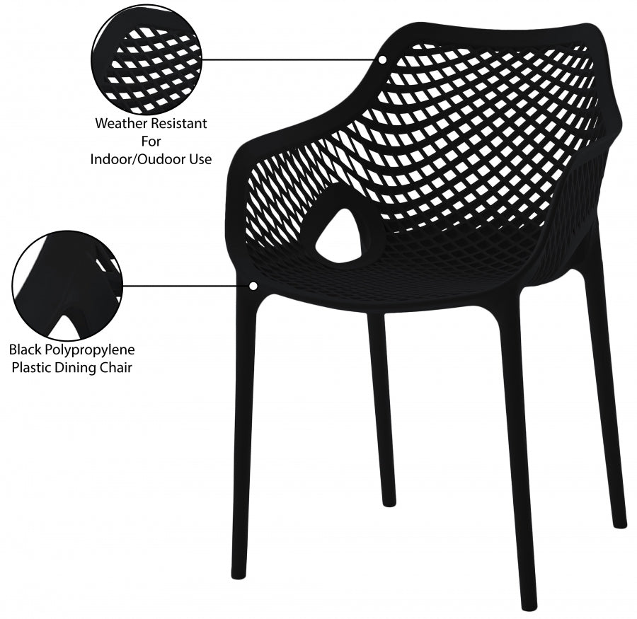 Mykonos Plastic Outdoor Patio Dining Chair