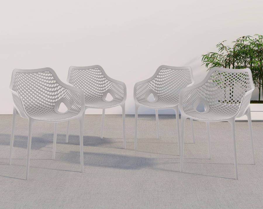 Mykonos Plastic Outdoor Patio Dining Chair