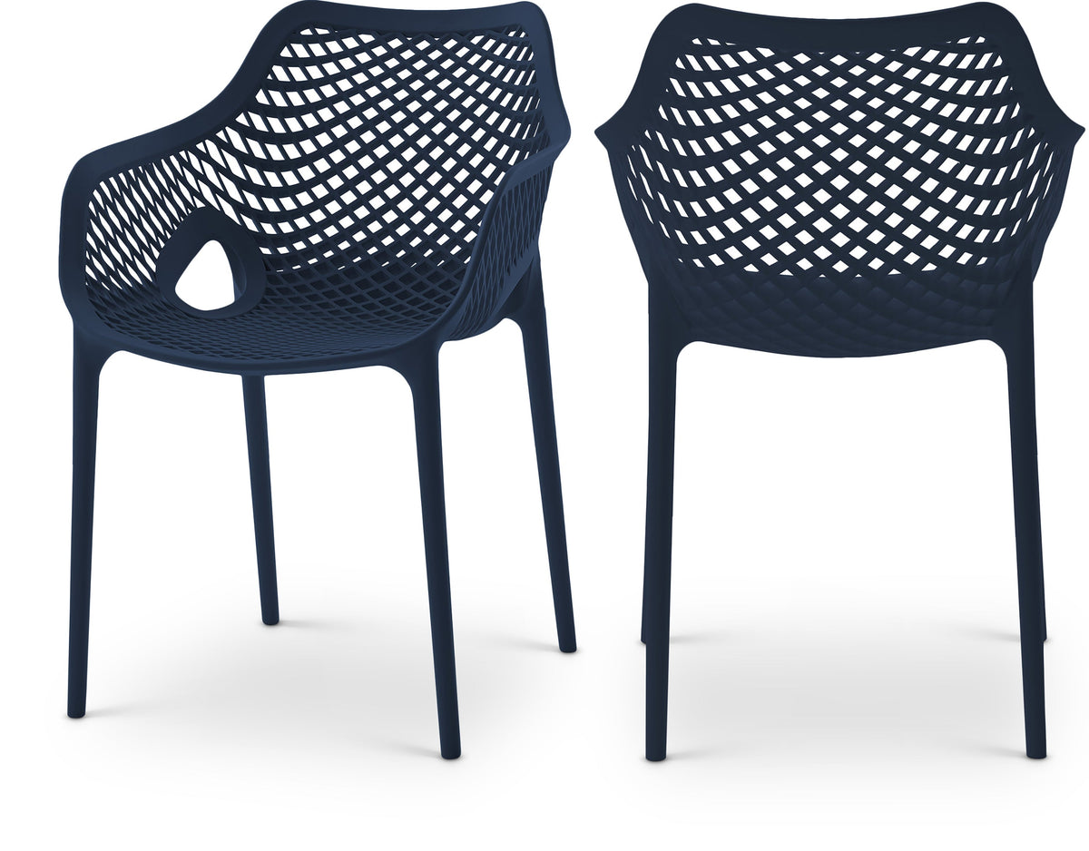 Mykonos Plastic Outdoor Patio Dining Chair