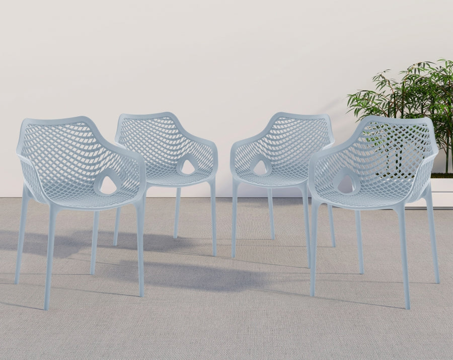 Mykonos Plastic Outdoor Patio Dining Chair