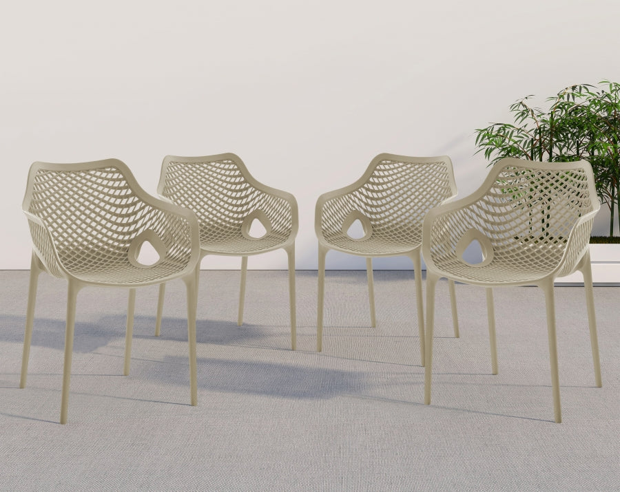 Mykonos Plastic Outdoor Patio Dining Chair