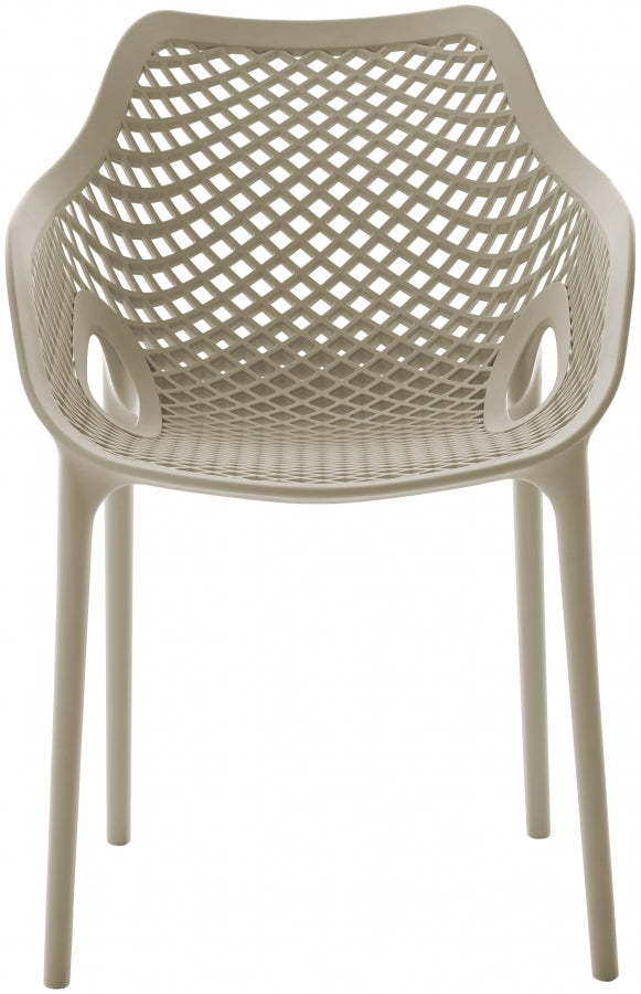 Mykonos Plastic Outdoor Patio Dining Chair