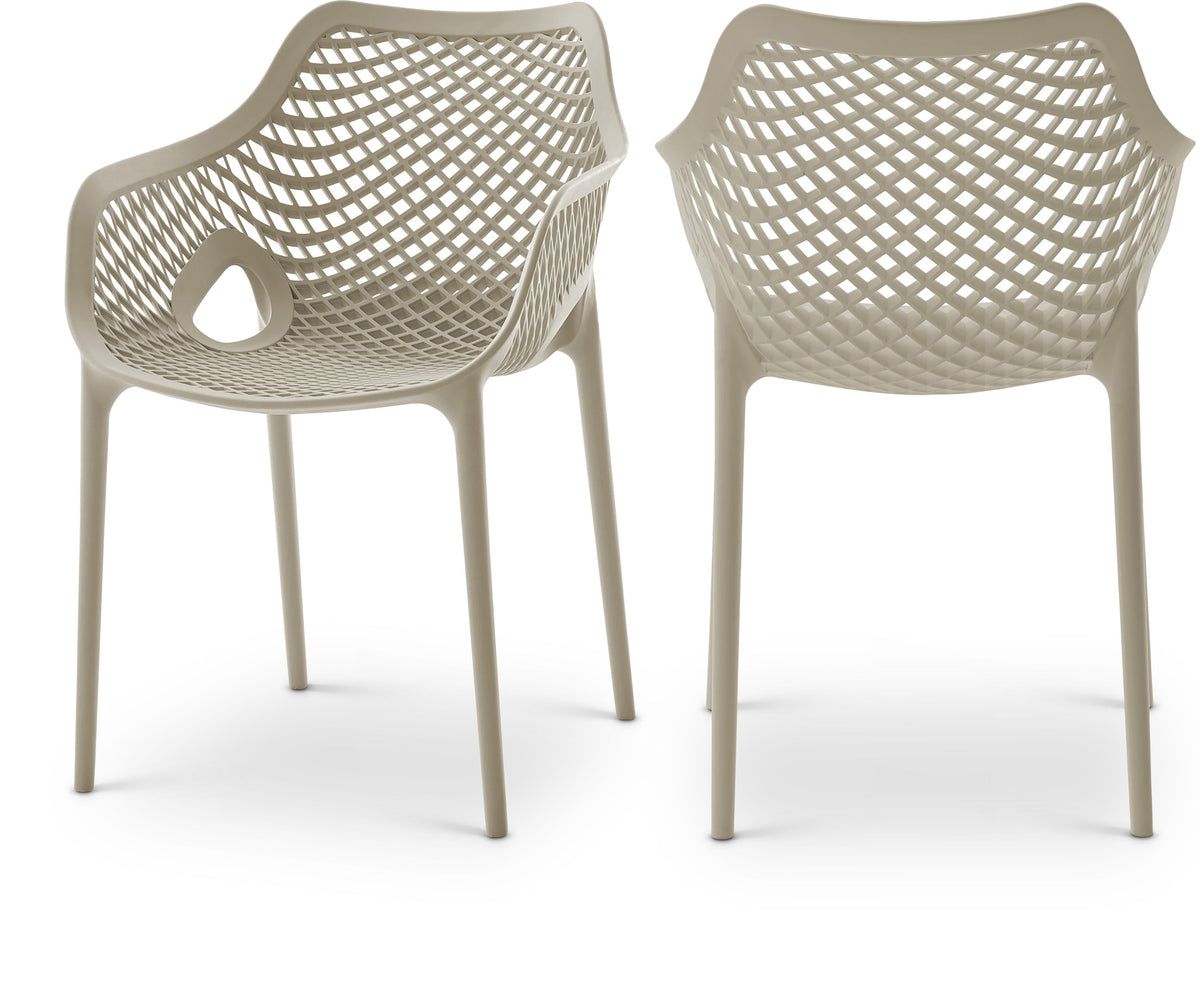Mykonos Plastic Outdoor Patio Dining Chair
