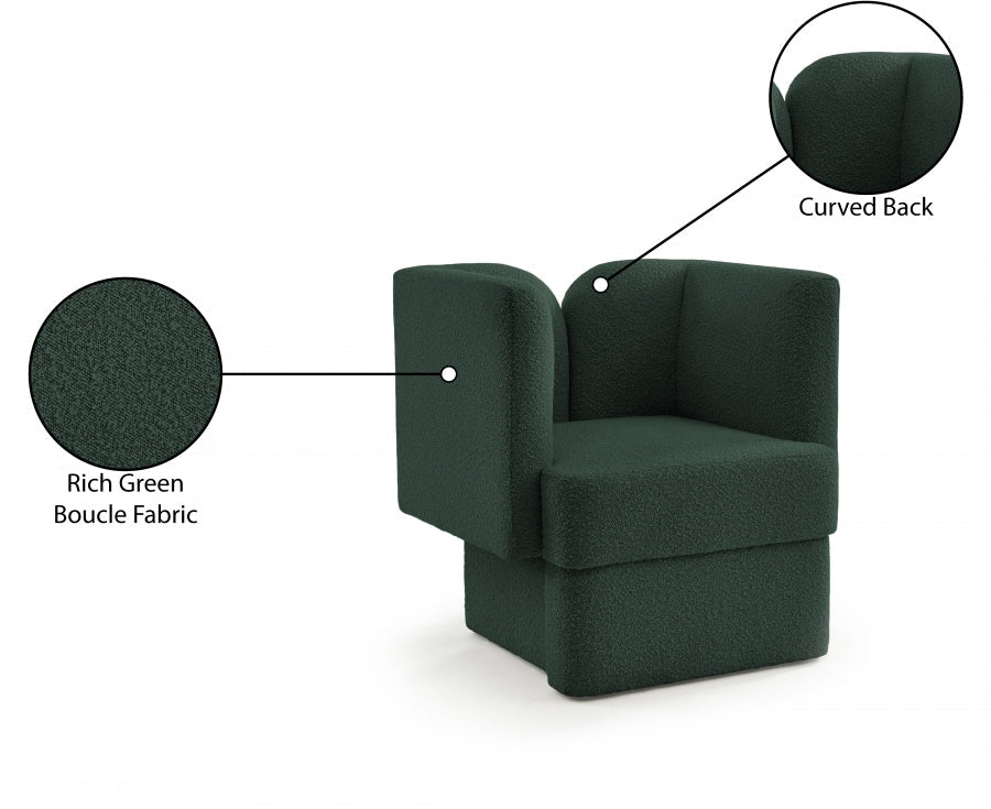 Marcel Boucle Fabric Upholstered Chair