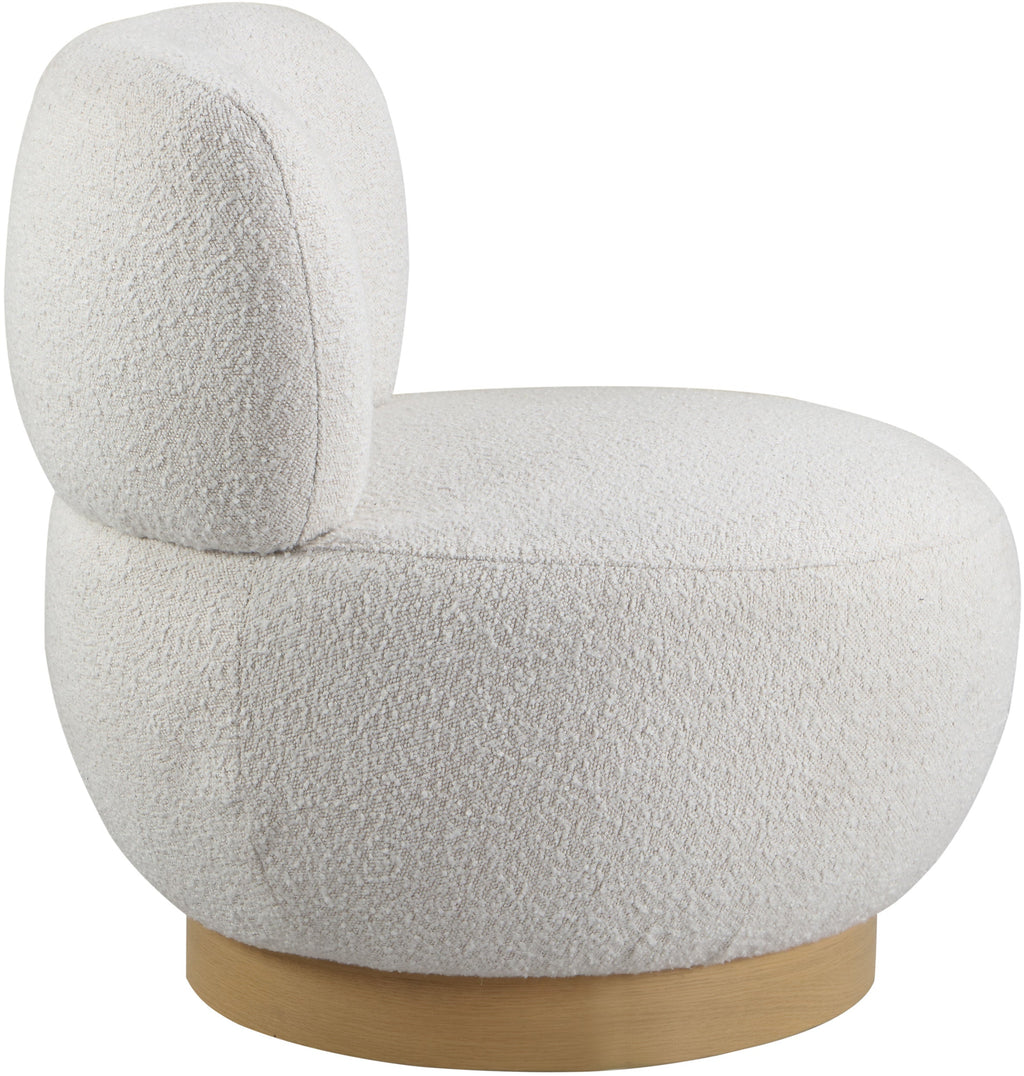 Calais Boucle Fabric Upholstered Accent Chair