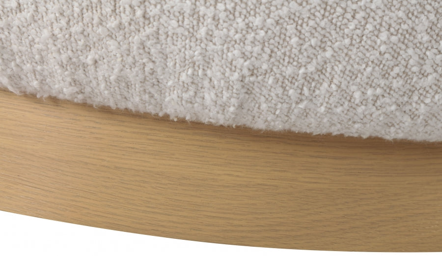 Calais Boucle Fabric Upholstered Accent Chair