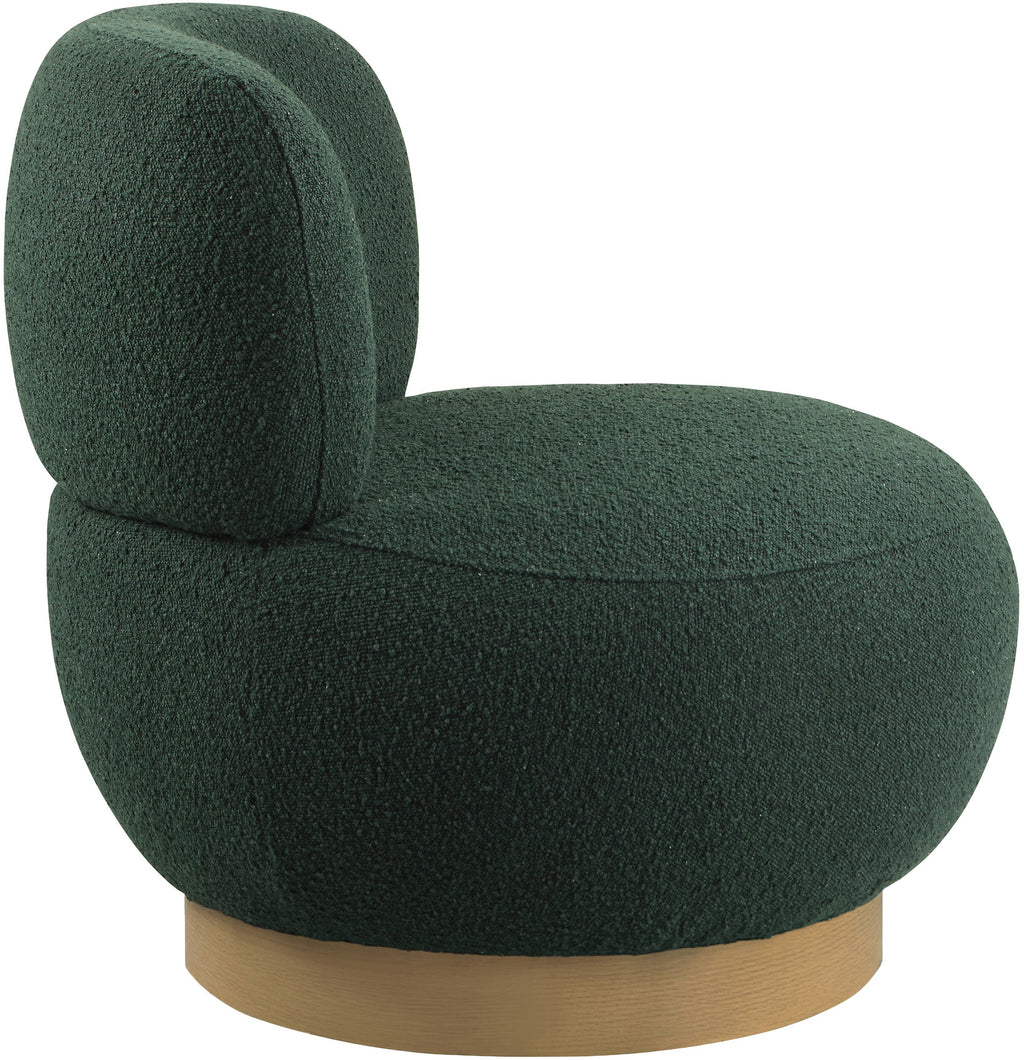 Calais Boucle Fabric Upholstered Accent Chair