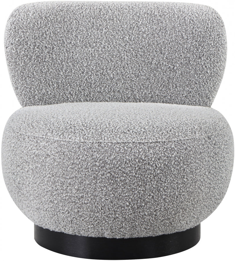 Calais Boucle Fabric Upholstered Accent Chair
