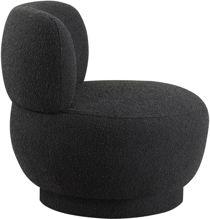 Calais Boucle Fabric Upholstered Accent Chair