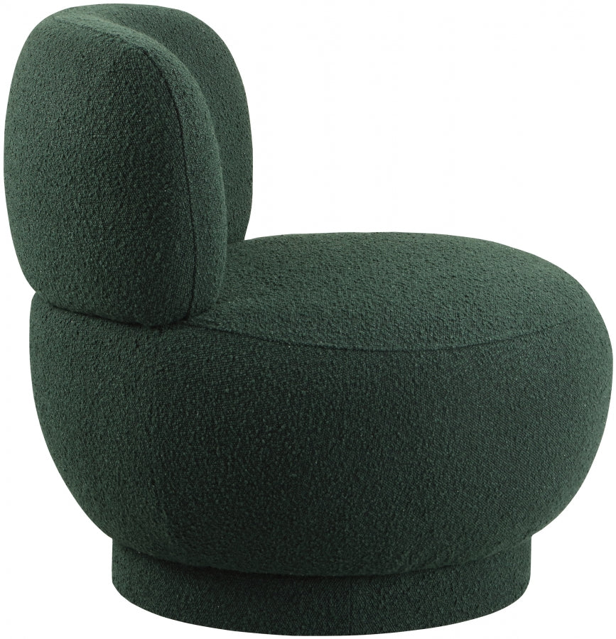 Calais Boucle Fabric Upholstered Accent Chair