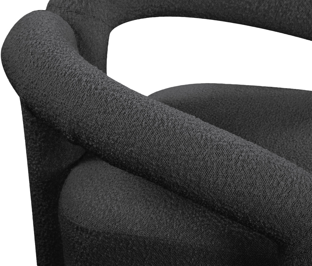 Otto Boucle Fabric Upholstered Accent Chair