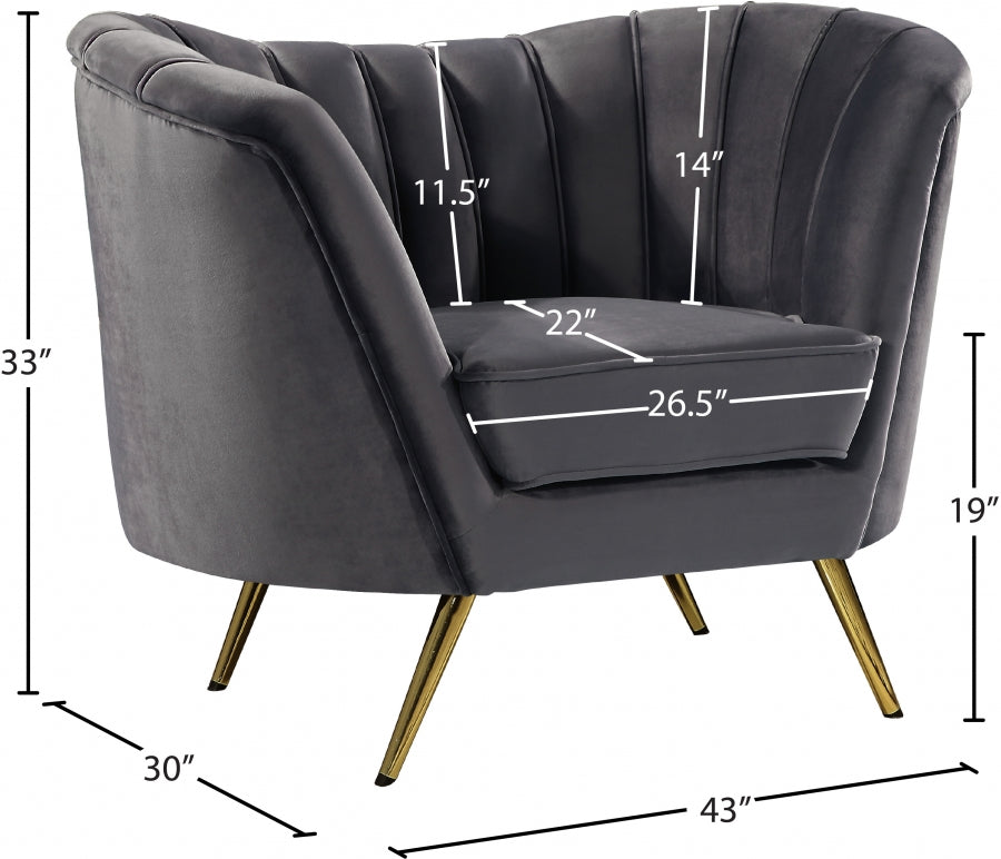 Margo Velvet Upholstered Chair
