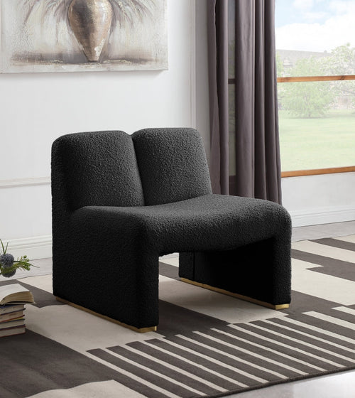 Alta Boucle Fabric Upholstered Accent Chair