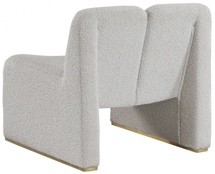 Alta Boucle Fabric Upholstered Accent Chair