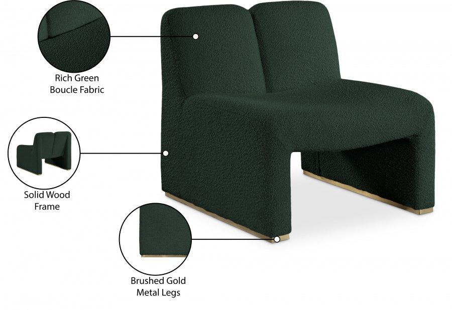 Alta Boucle Fabric Upholstered Accent Chair