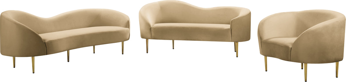 Ritz Velvet Upholstered Chair