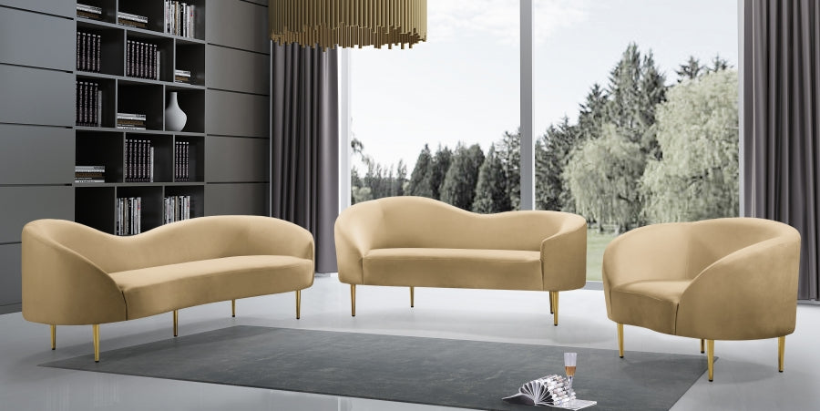 Ritz Velvet Upholstered Chair