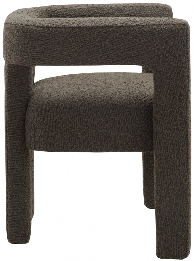 Athena Boucle Fabric Upholstered Accent | Dining Chair