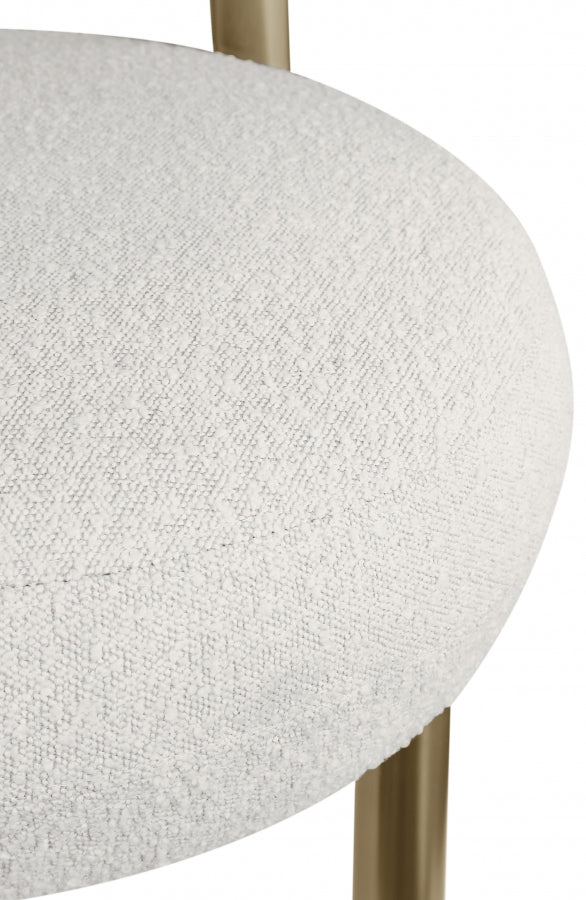 Bordeaux Boucle Fabric Upholstered Accent Chair