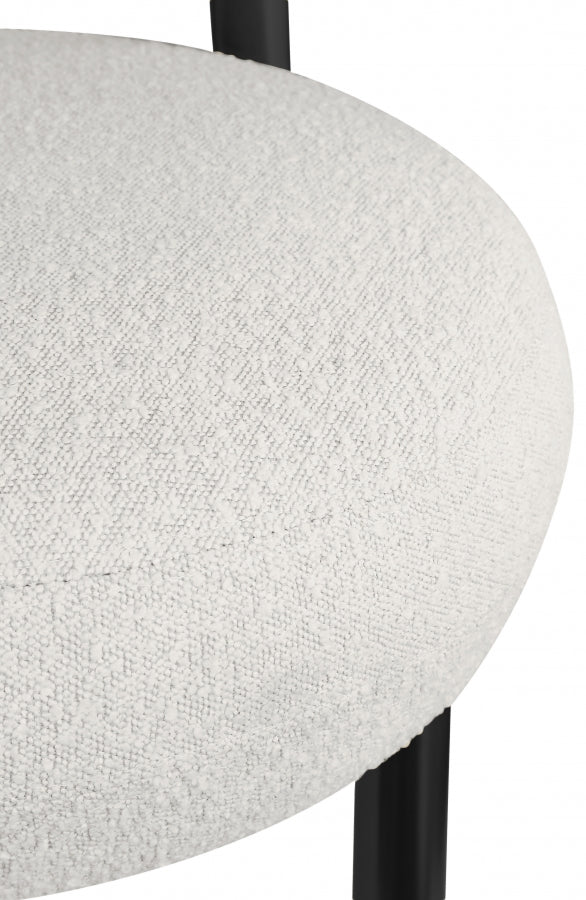 Bordeaux Boucle Fabric Upholstered Accent Chair