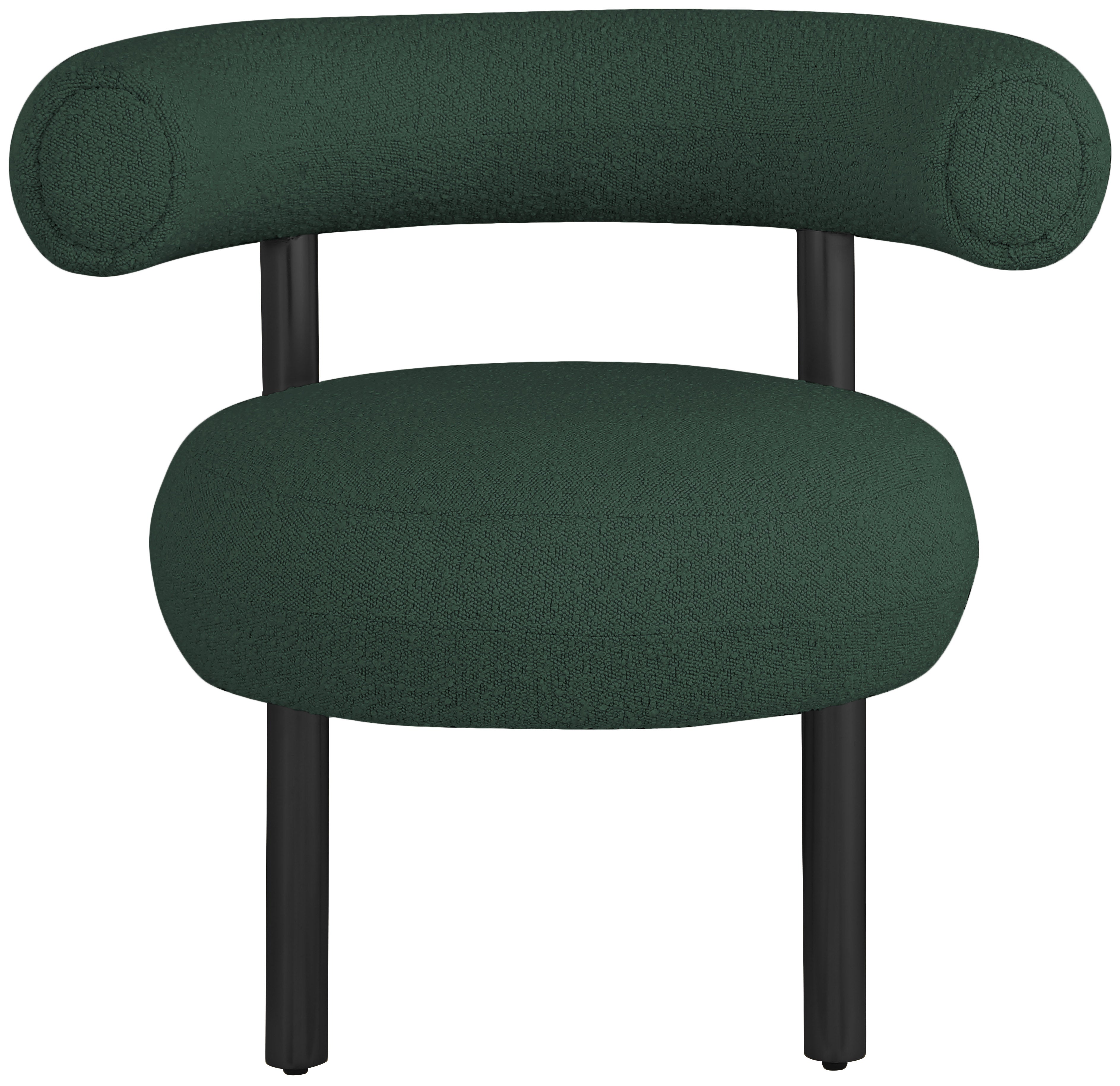 Bordeaux Boucle Fabric Upholstered Accent Chair