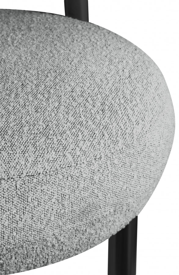 Bordeaux Boucle Fabric Upholstered Accent Chair