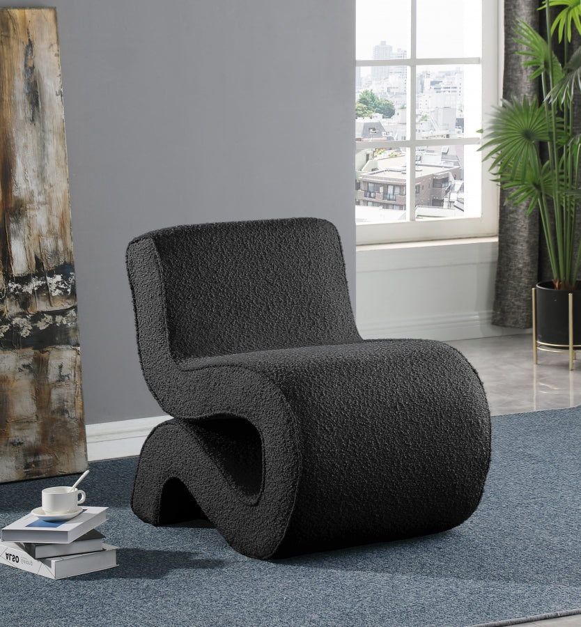 Desiree Boucle Fabric Upholstered Accent Chair