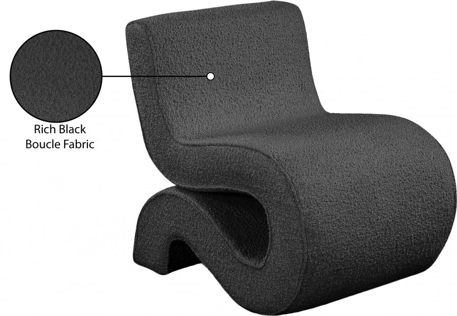 Desiree Boucle Fabric Upholstered Accent Chair