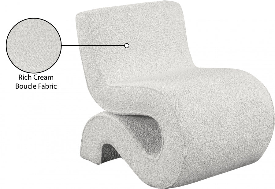 Desiree Boucle Fabric Upholstered Accent Chair