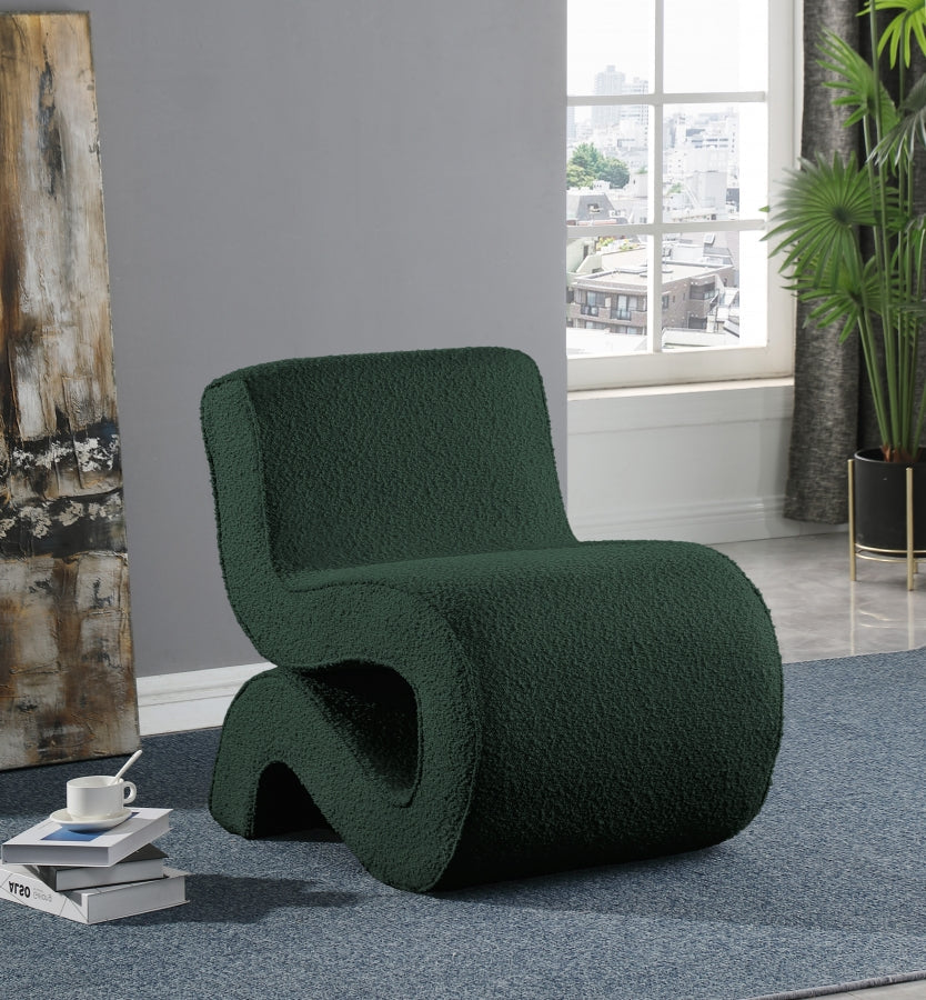 Desiree Boucle Fabric Upholstered Accent Chair