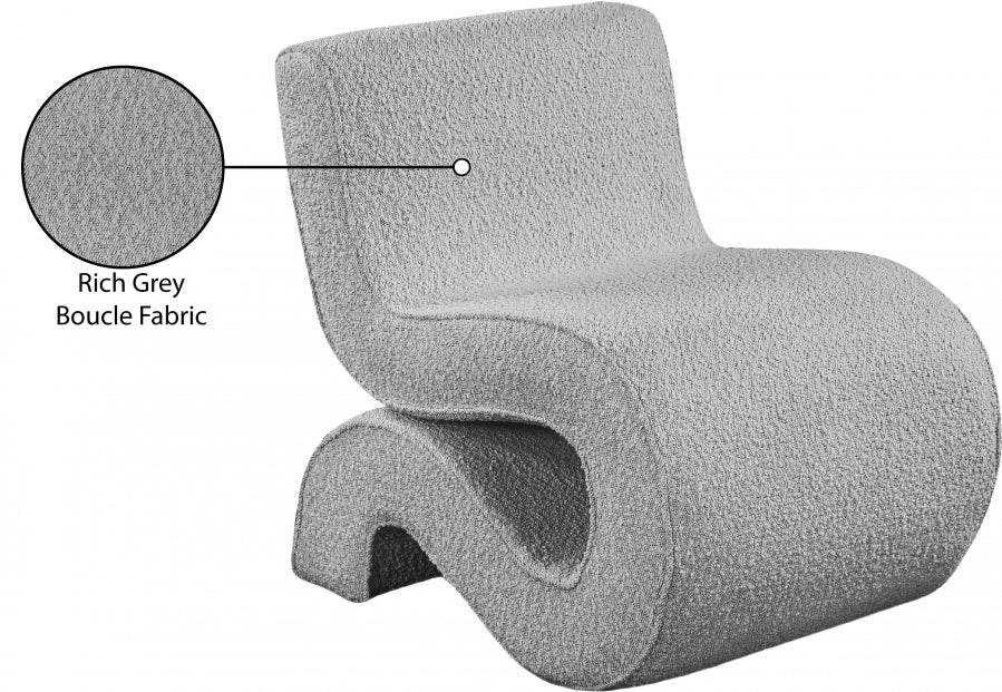 Desiree Boucle Fabric Upholstered Accent Chair