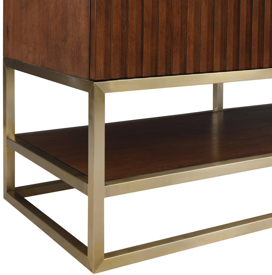 Monad 60" Genuine Marble Top, Steel And Glass Base Vanity