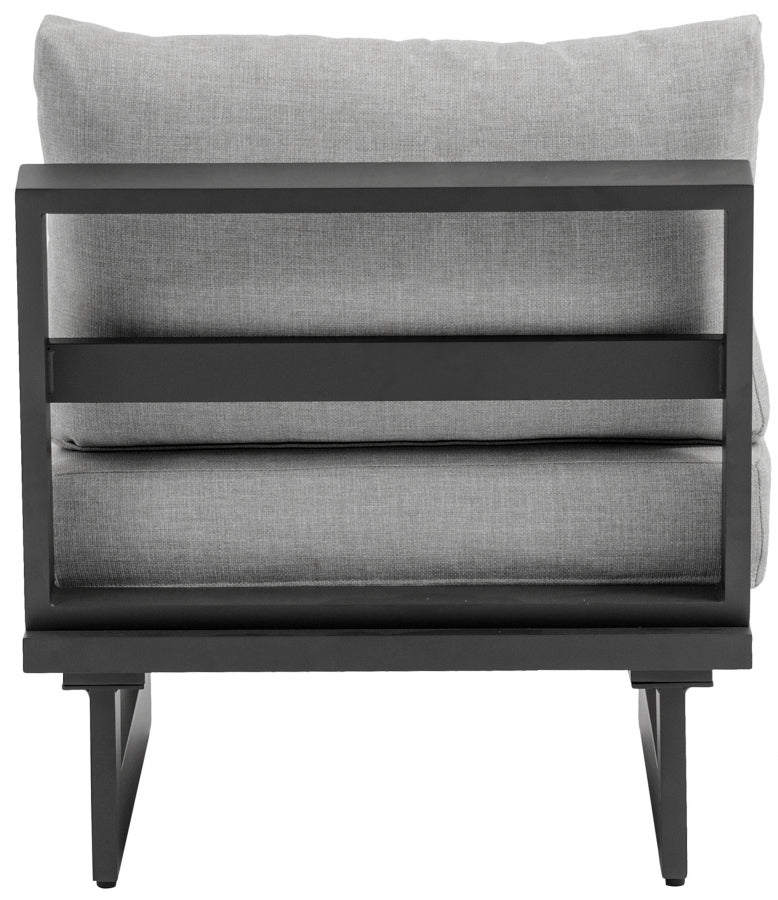 Maldives Water Resistant Fabric Upholstered Outdoor Patio Modular Armless Chair