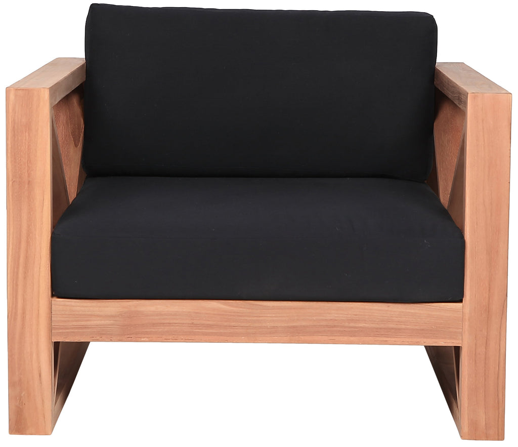 Anguilla Water Resistant Fabric Upholsetered Outdoor Patio Accent Chair