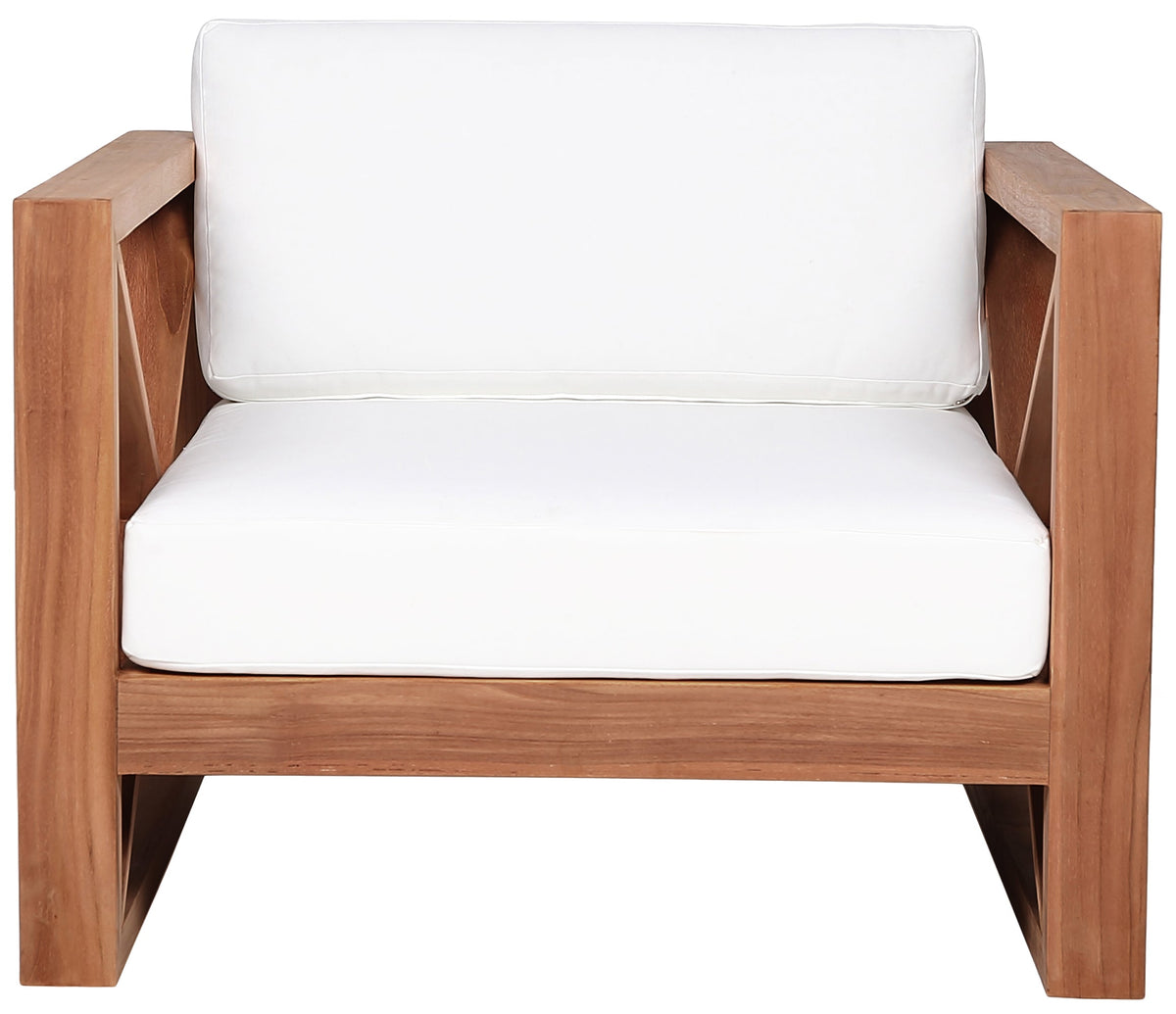 Anguilla Water Resistant Fabric Upholsetered Outdoor Patio Accent Chair