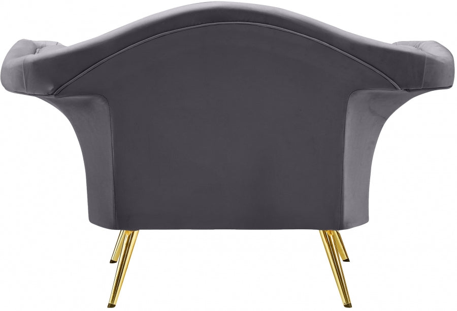 Lips Velvet Upholstered Chair