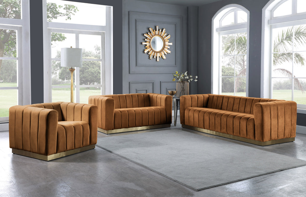 Marlon Velvet Upholstered Chair